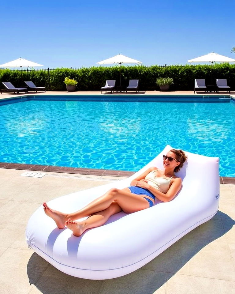 inflatable loungers for pool
