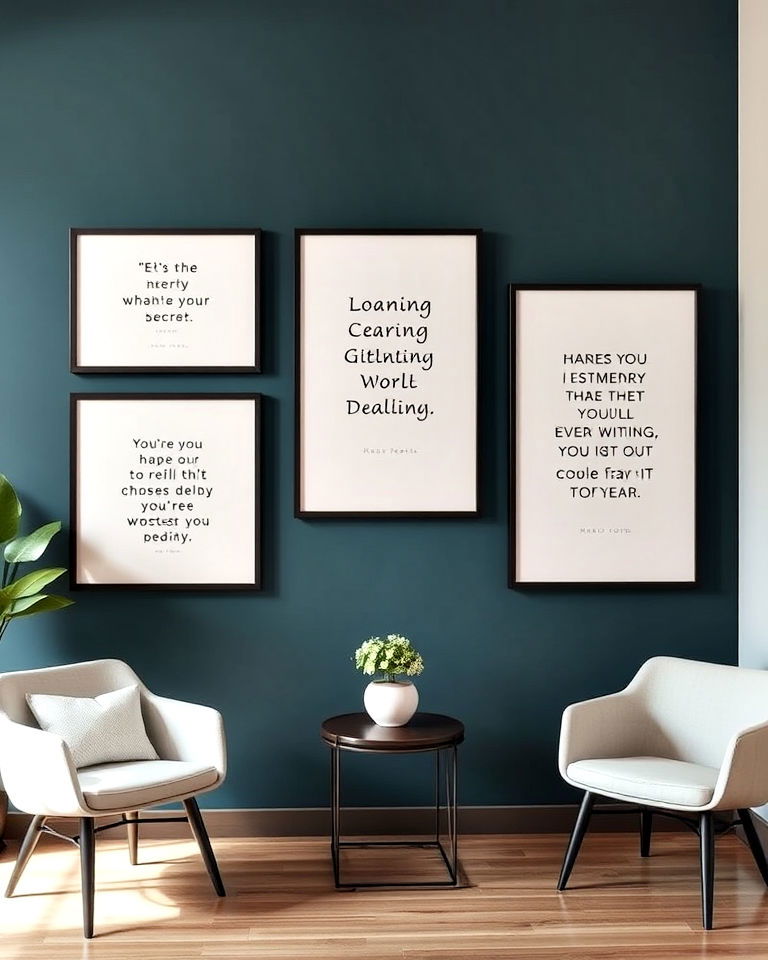 inspirational quotes for therapist office