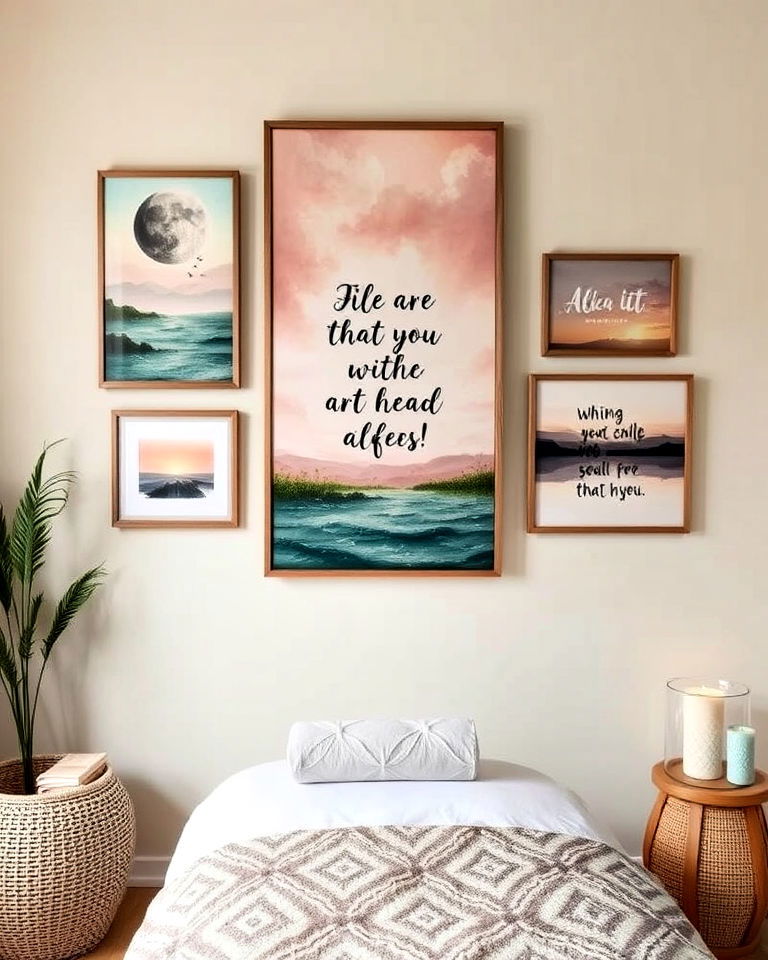 inspirational wall art to elevate ambiance