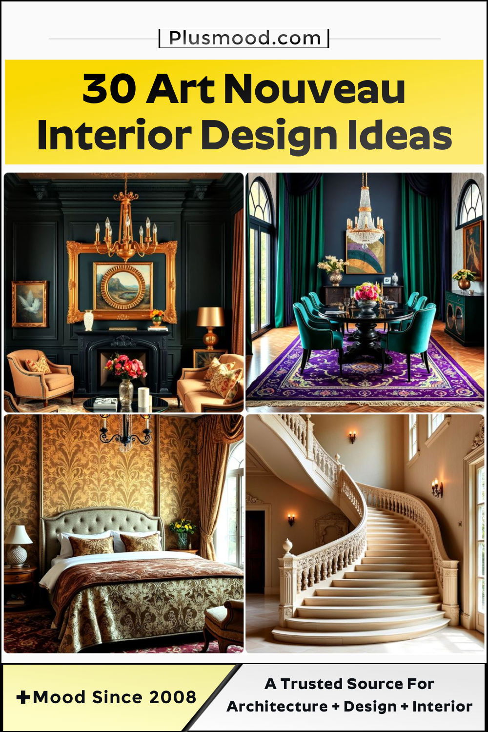 inspiring art nouveau interior design ideas