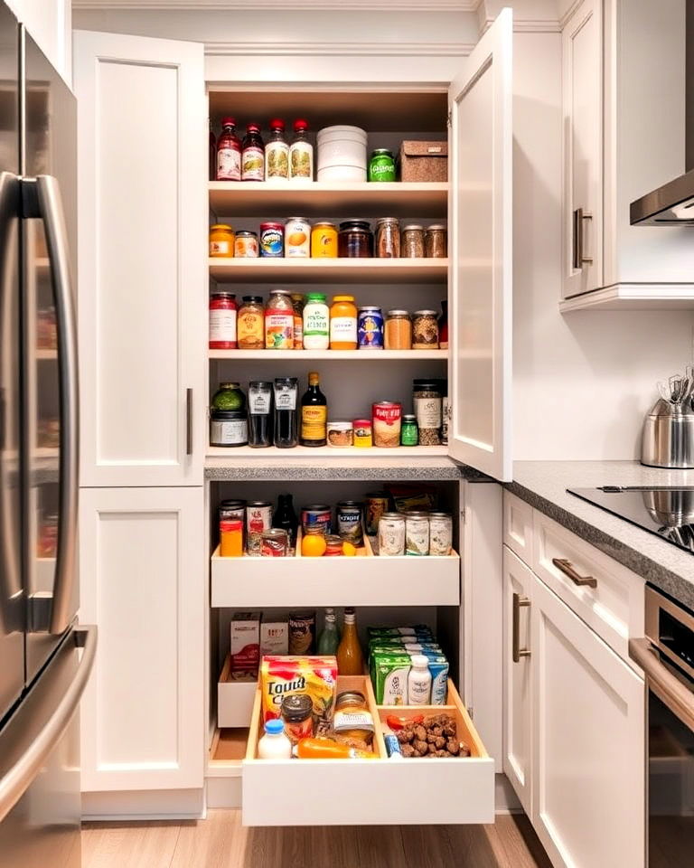 install pull out pantry drawers