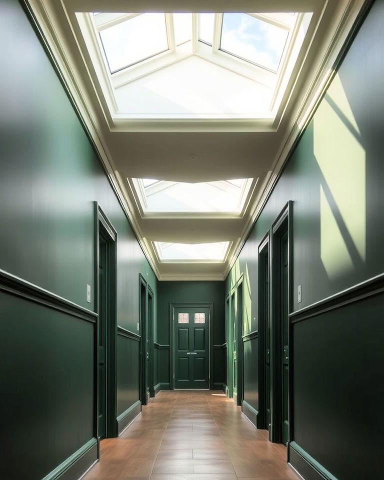 install skylights or solar tubes in hallway