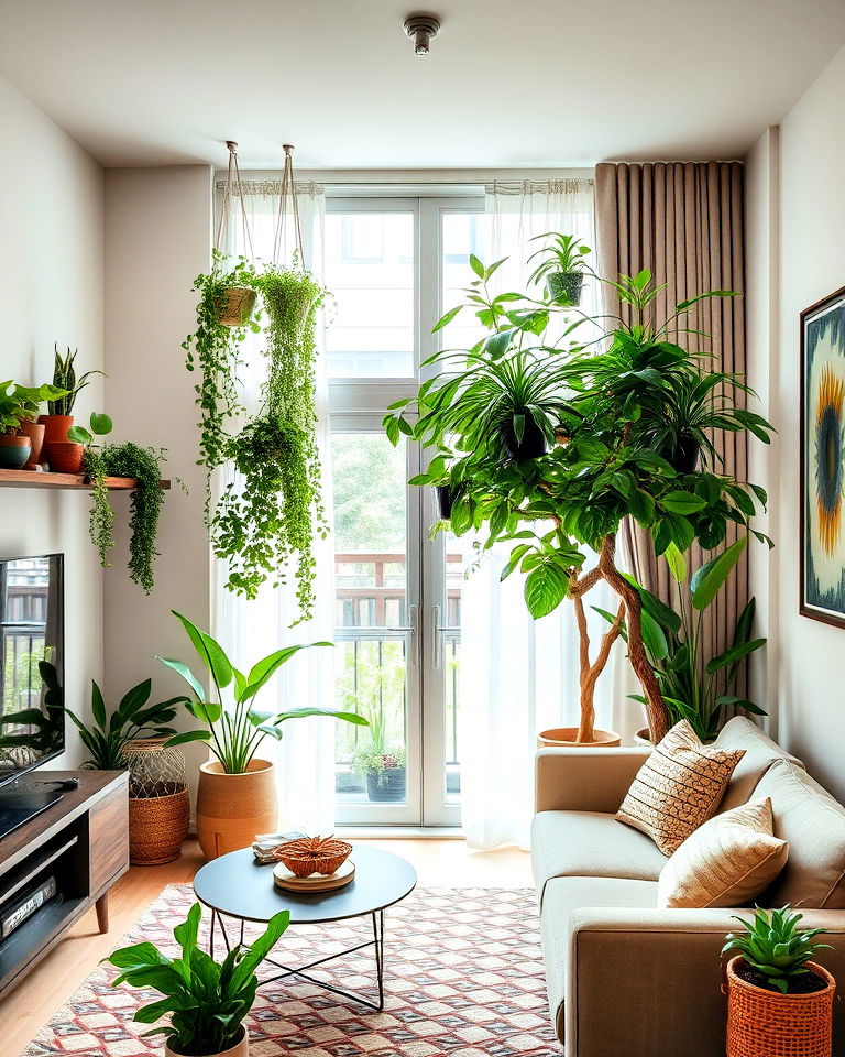 integrate greenery into townhouse