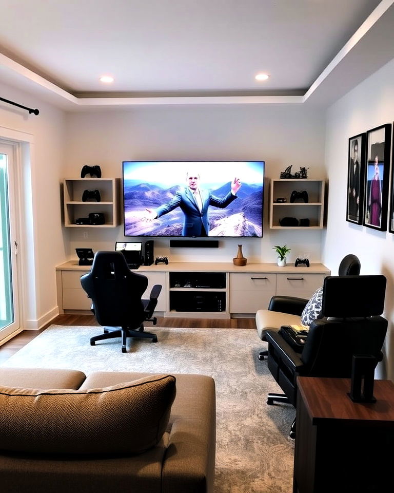 interactive game zone setup