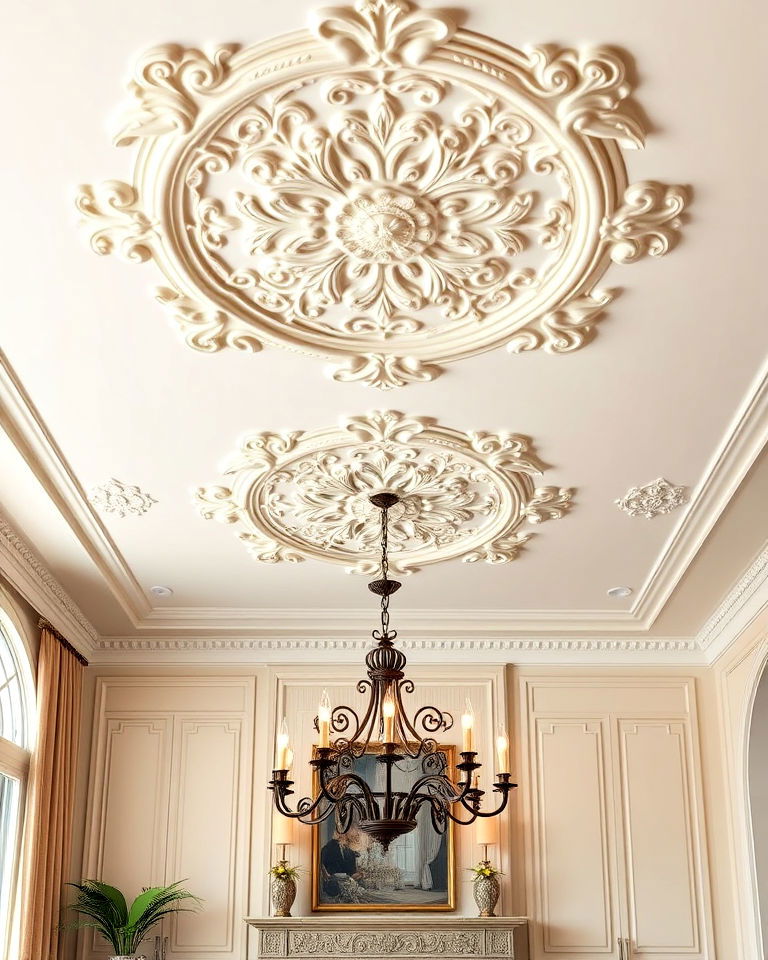 intricate ceiling medallions