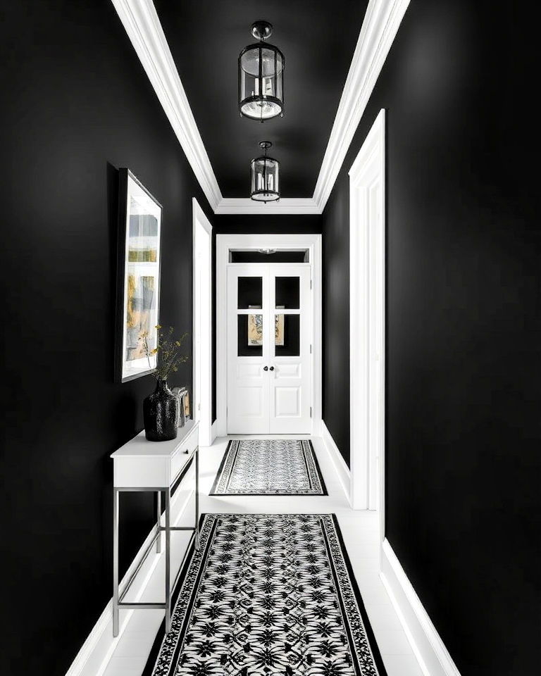 introduce black and white contrast