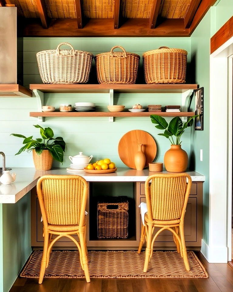 introduce woven elements