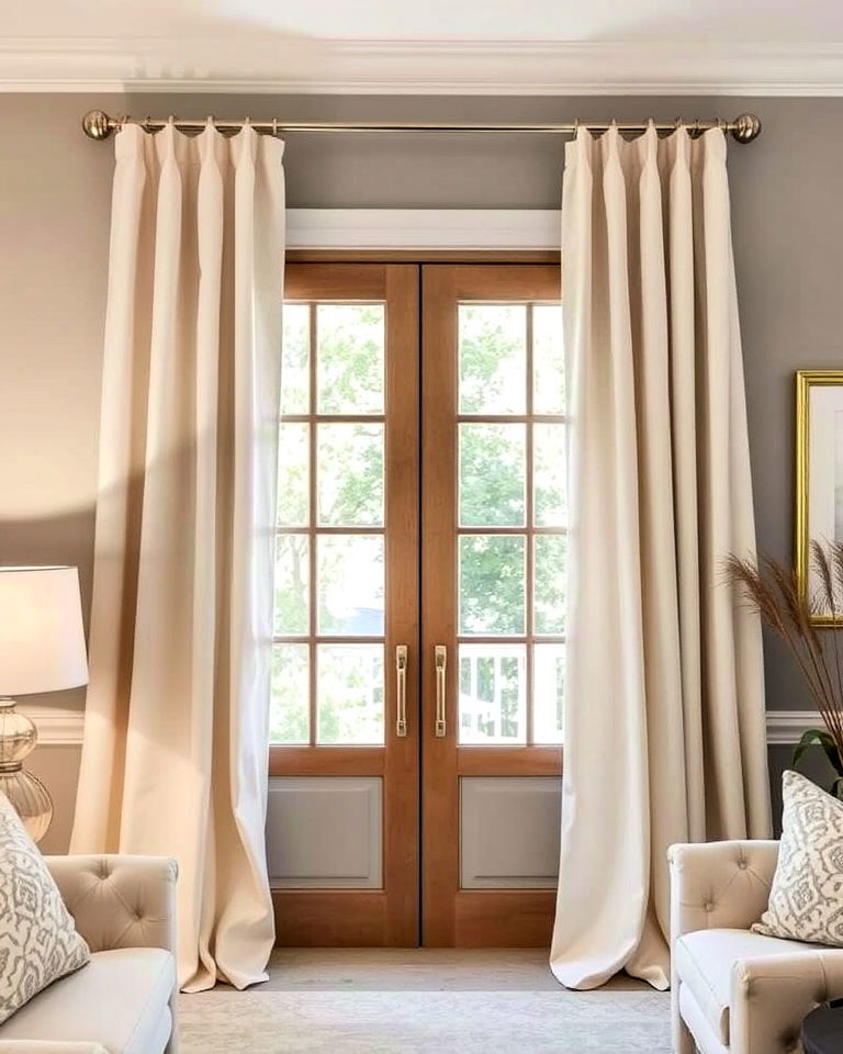 ivory curtains