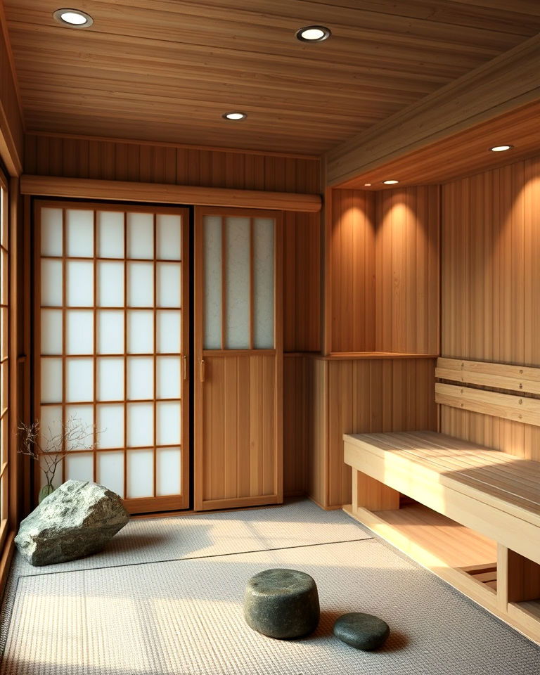 japanese zen sauna