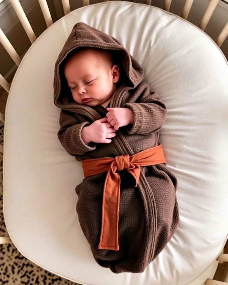 jedi robe and swaddle set design