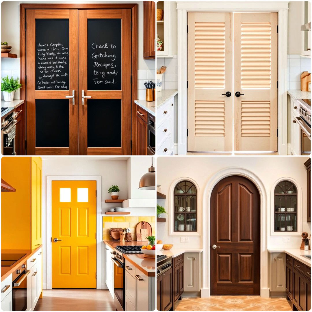 20 Kitchen Door Design Ideas for A Functional Space