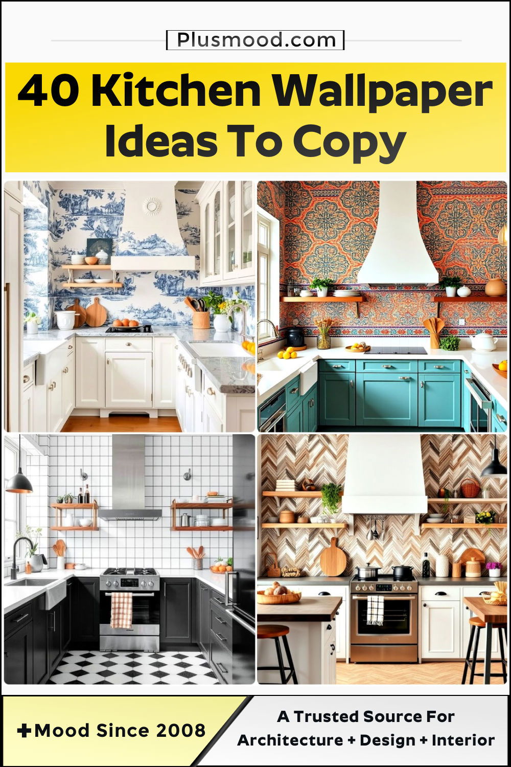 kitchen wallpaper ideas and inspiration