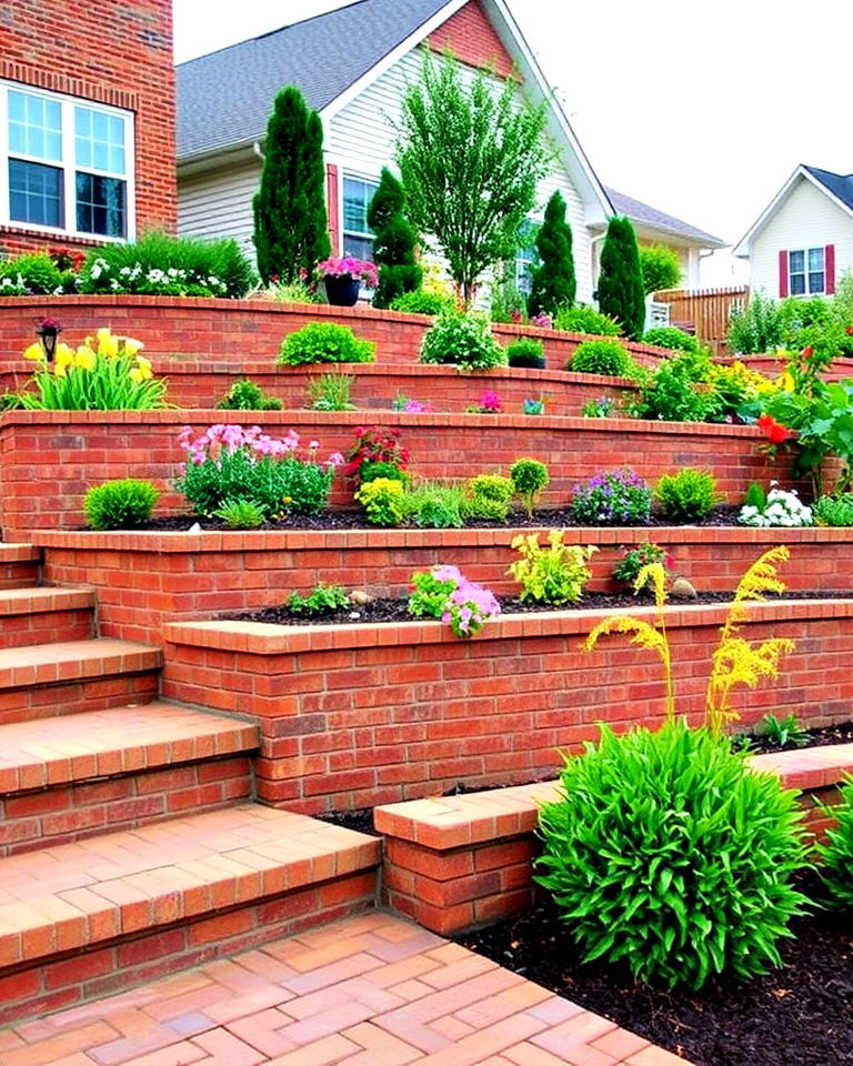 landscaping brick retaining walls