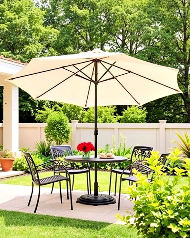 large garden umbrella