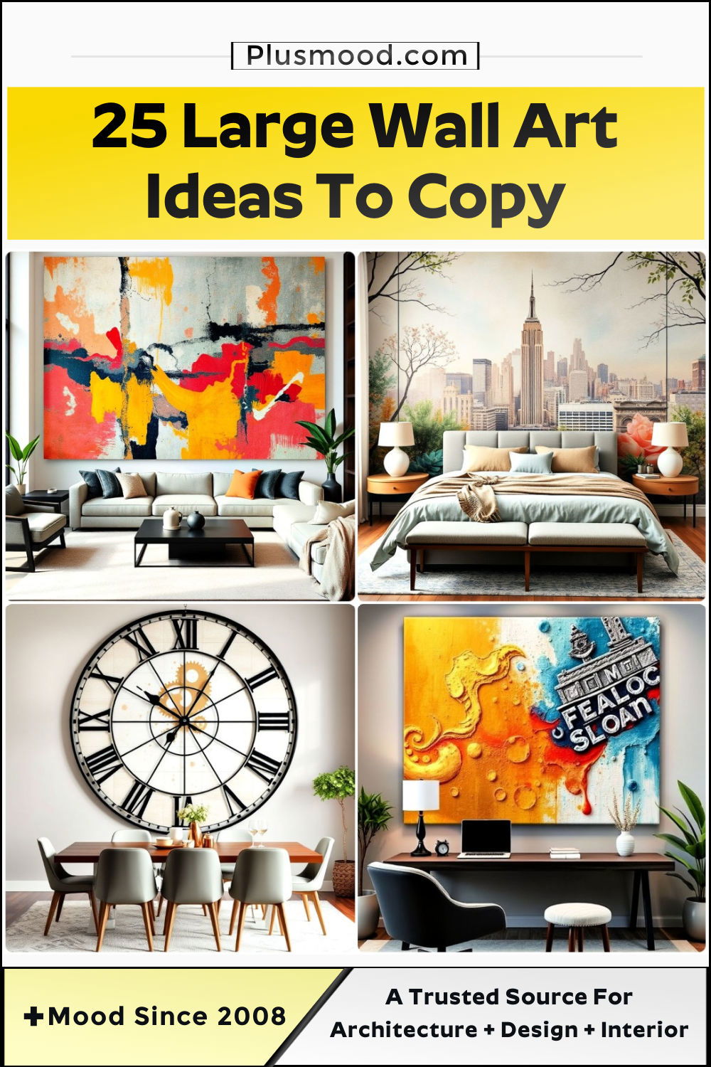 large wall art ideas and inspiration