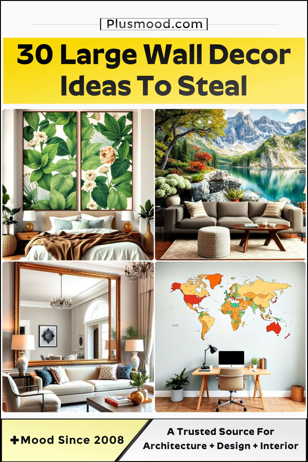 large wall decor ideas and inspiration