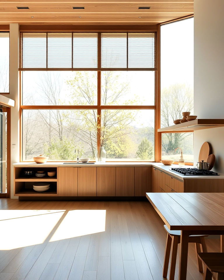large windows for natural light