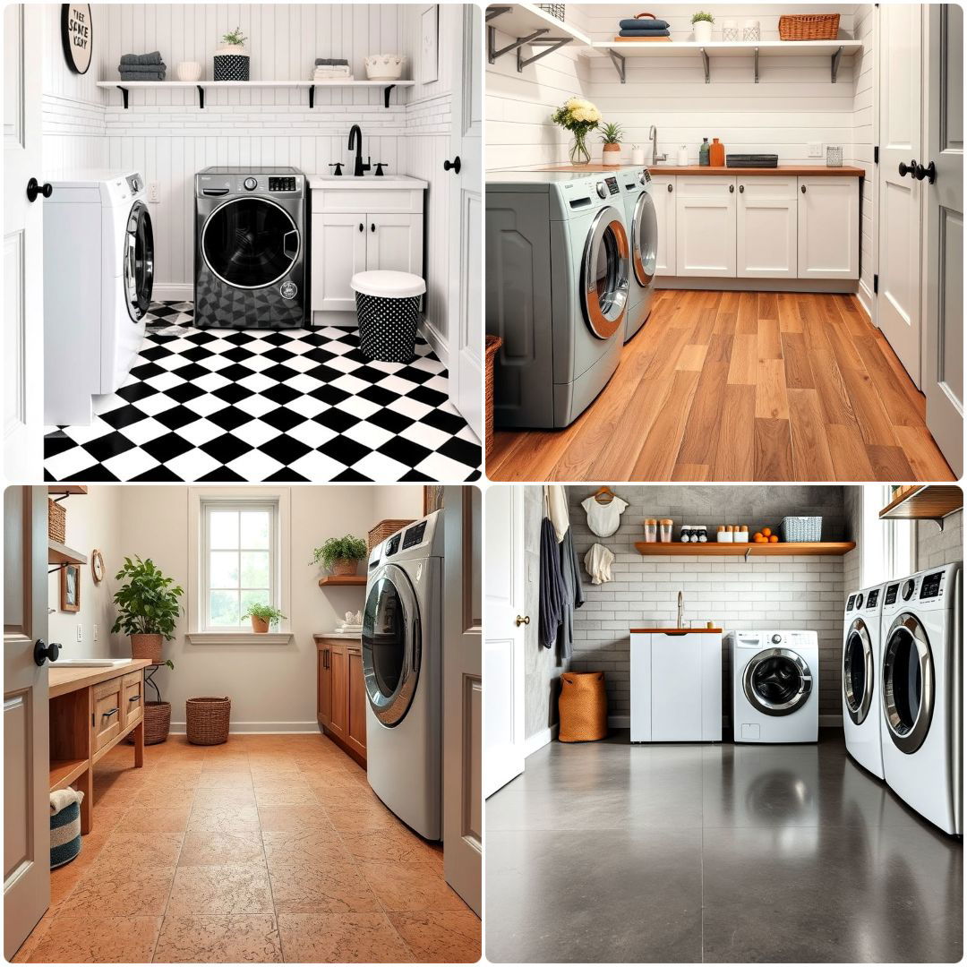laundry room floor ideas