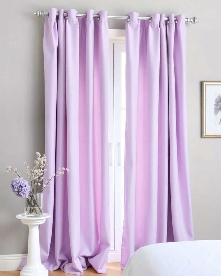lavender curtains