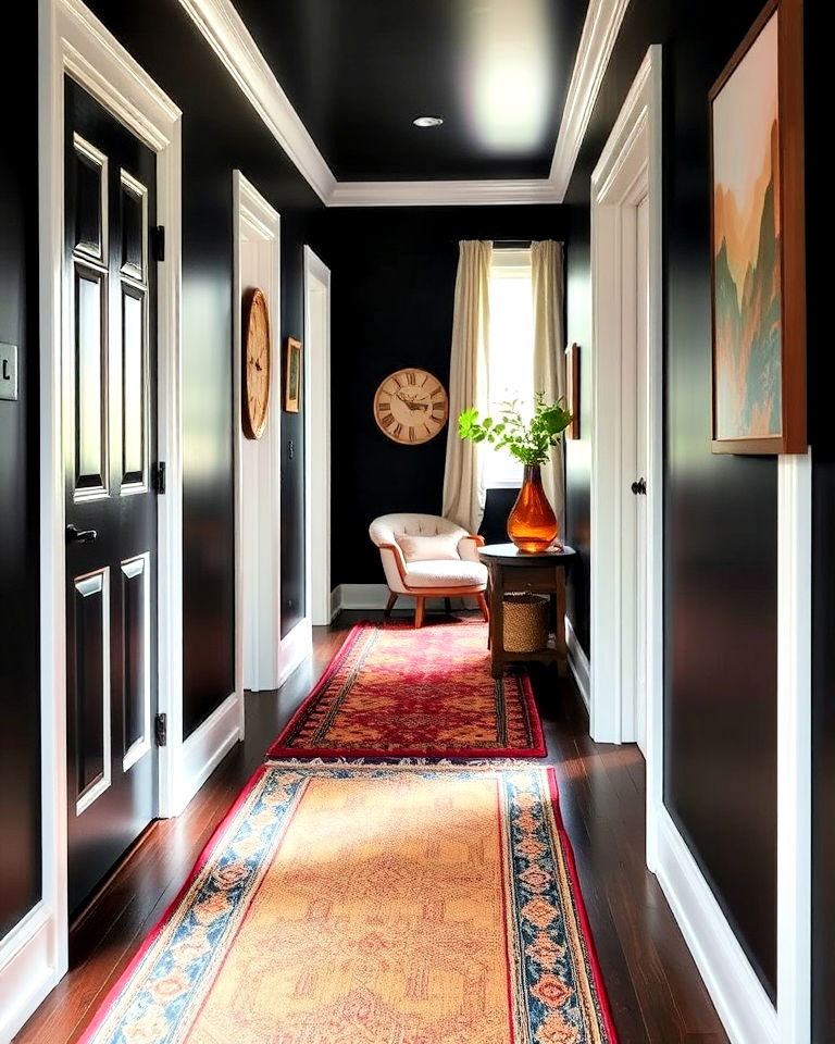 layer with rugs