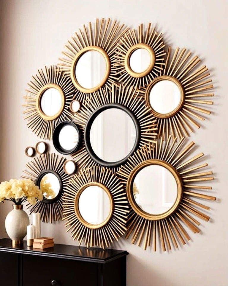 layered sunburst mirrors