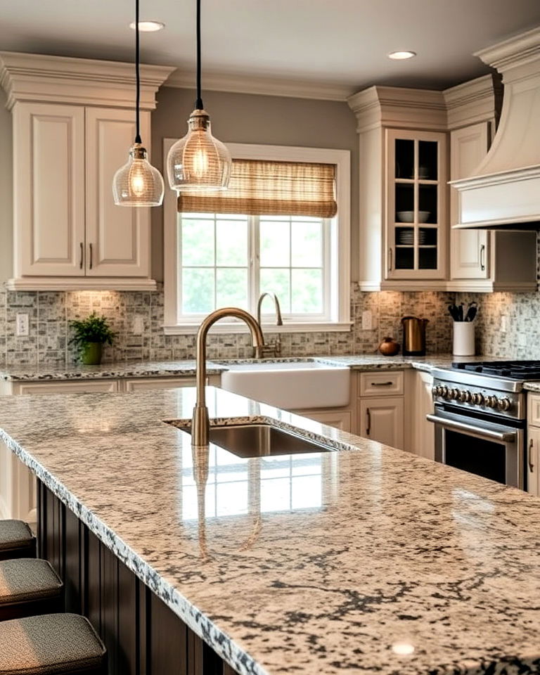 leathered granite countertop for kitchen