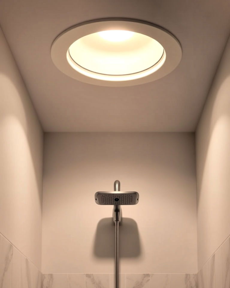 led recessed shower ceiling lights