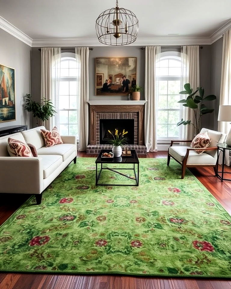 living room modern overdyed rugs for bold color