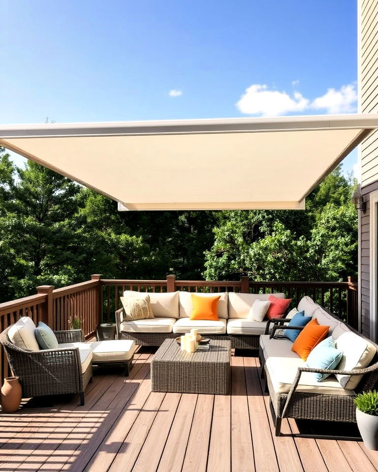 lounge area with canopy