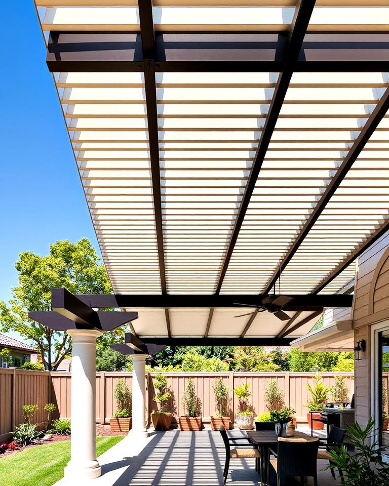 louvered roof system for your pergola