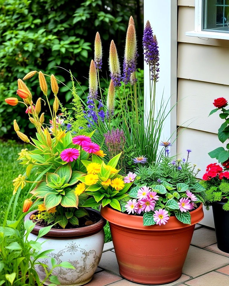 low maintenance container garden