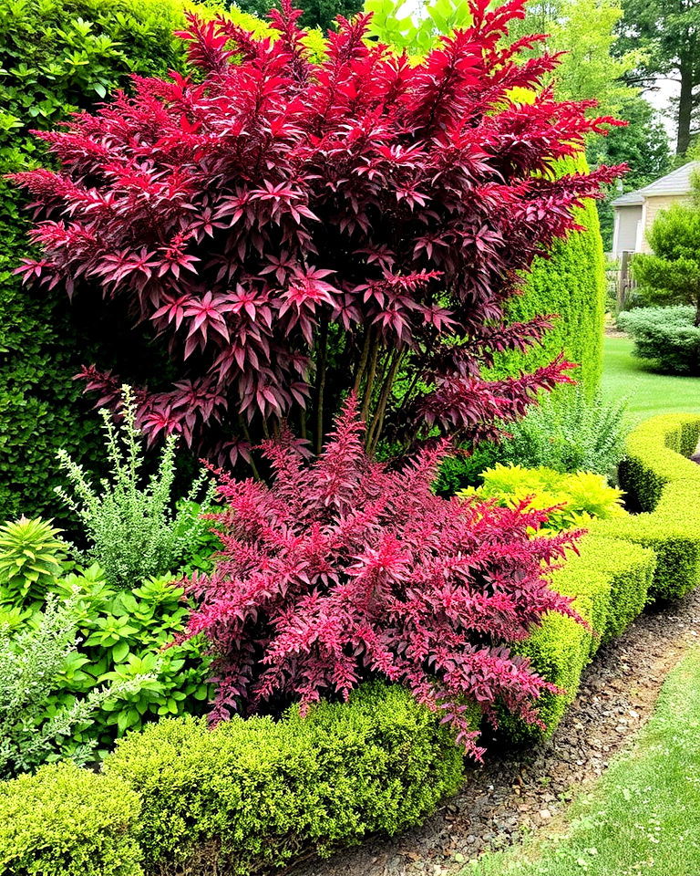 low maintenance shrub borders garden