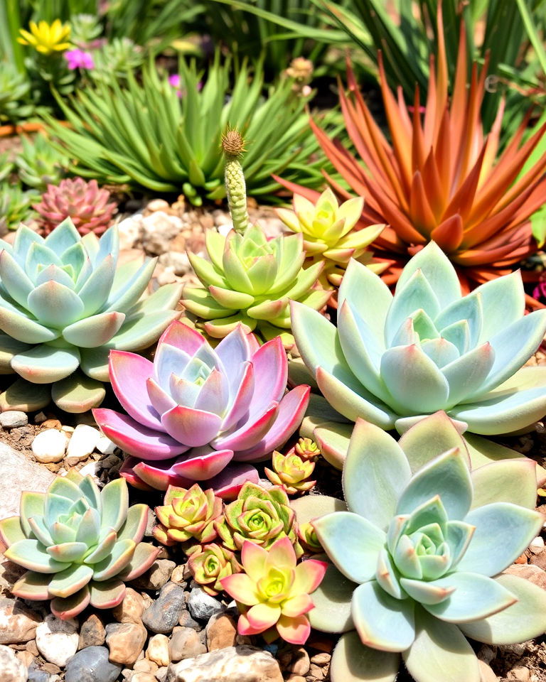 low maintenance succulent garden