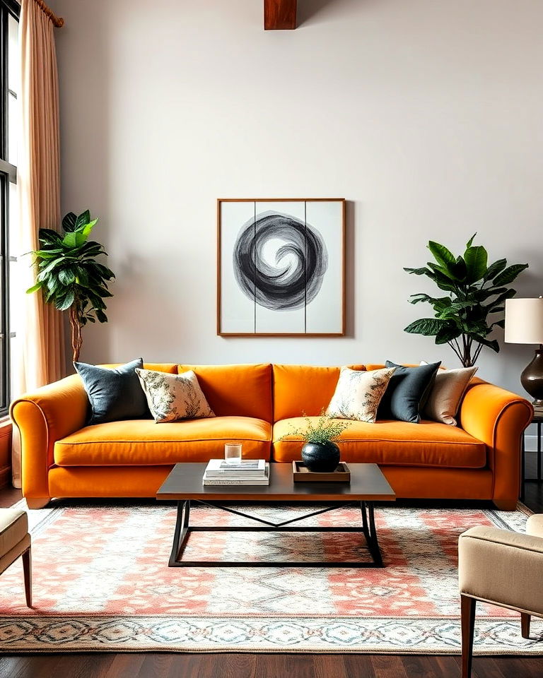 luxurious statement sofa for living room
