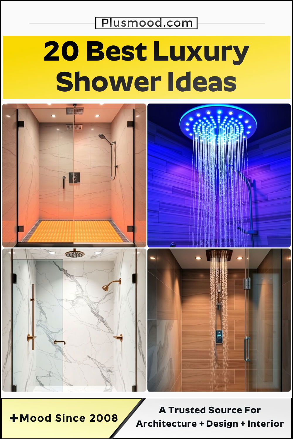 luxury shower ideas and inspiration