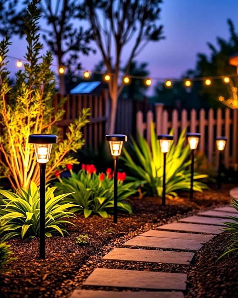 maintenance free garden lighting