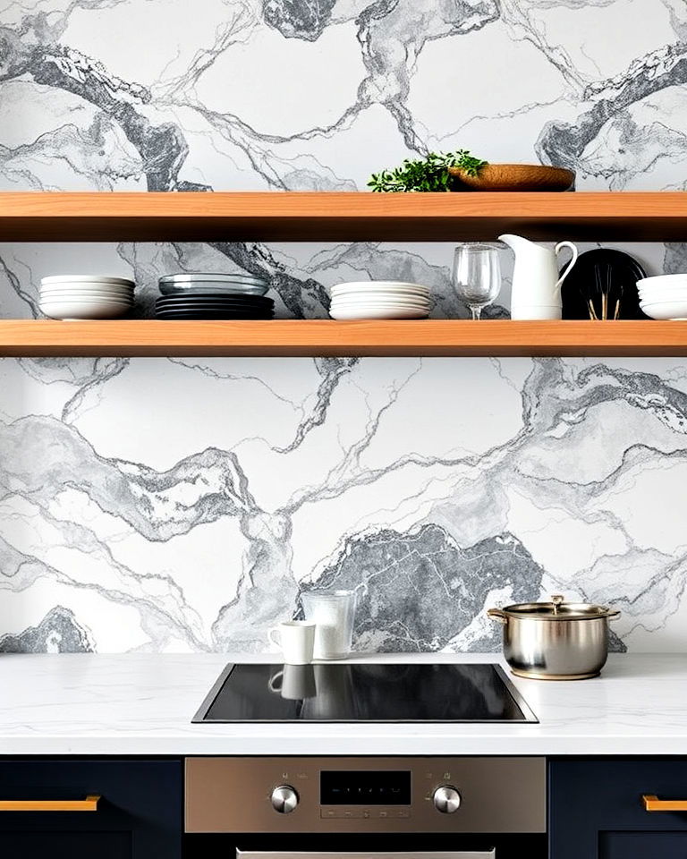 marble effect wallpaper