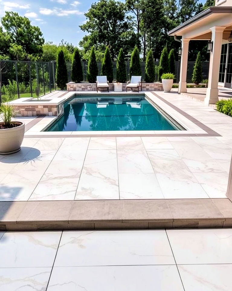 marble pavers for luxurious sophistication