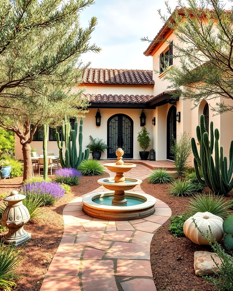 mediterranean style landscaping