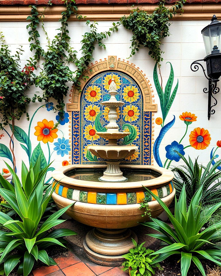 mediterranean tile murals