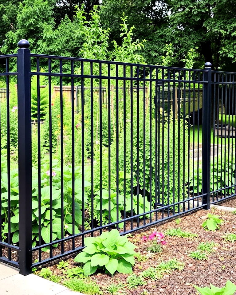 metal panel fencing for vegetable