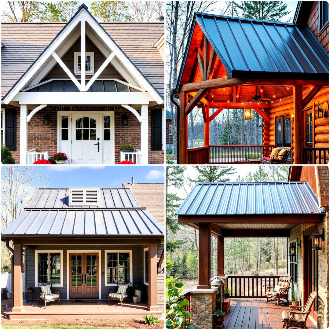 20 Metal Roof Porch Ideas For Every Home Style