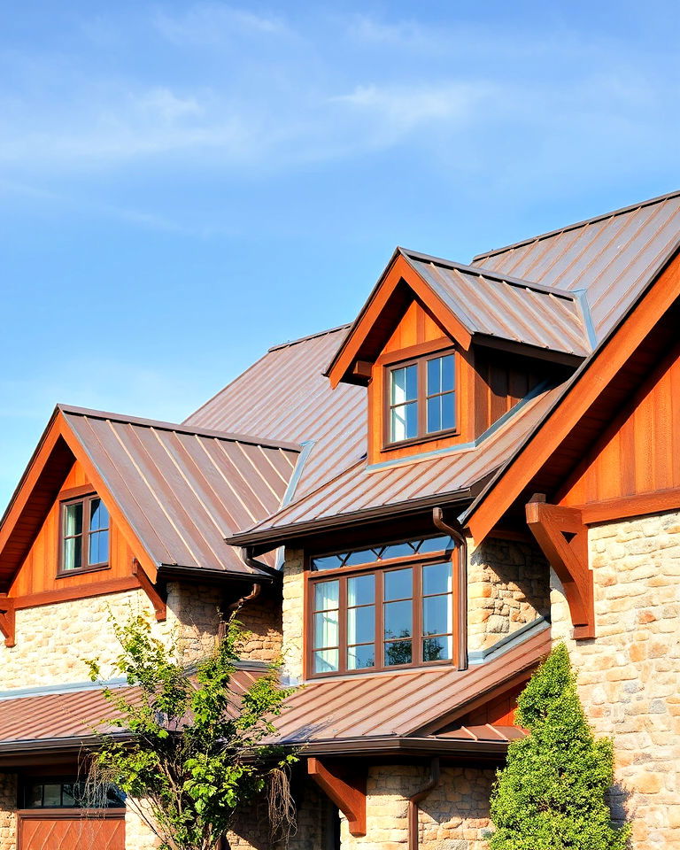 metal roofing for a rustic edge