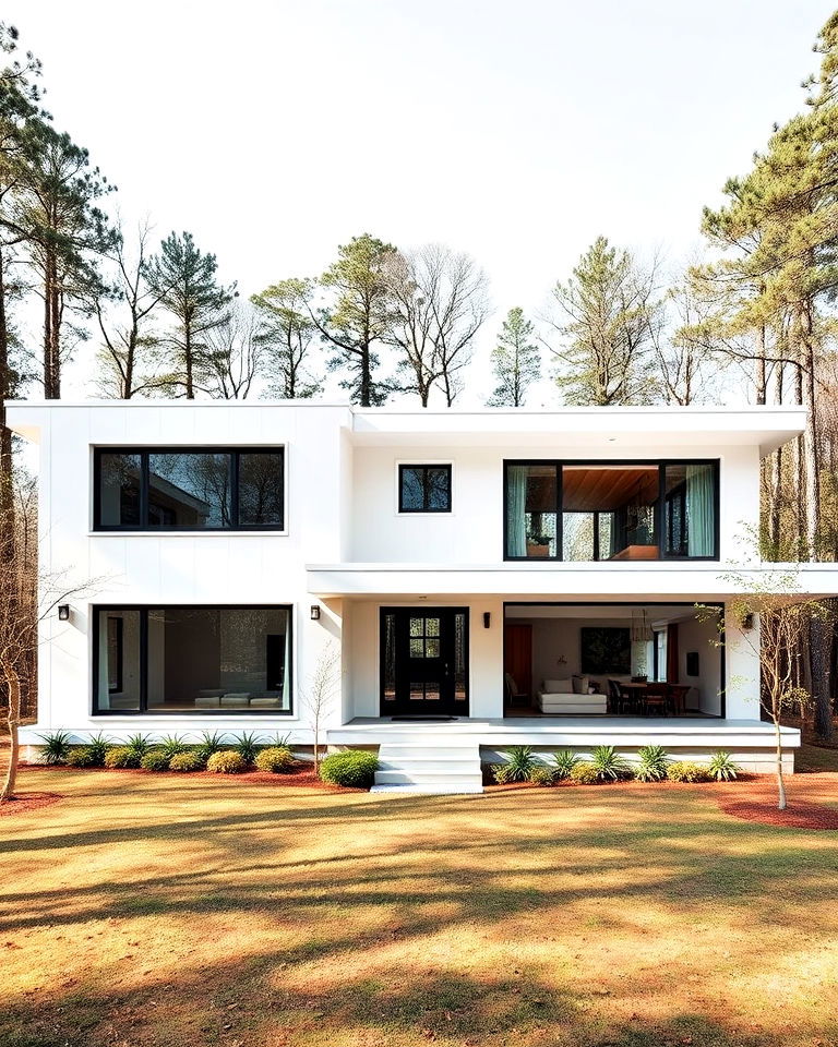 mid century modern exterior home