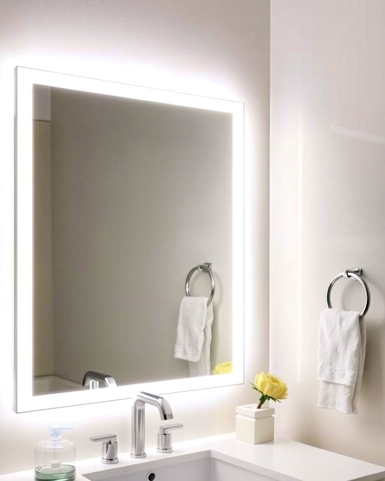 mirror with led backlighting
