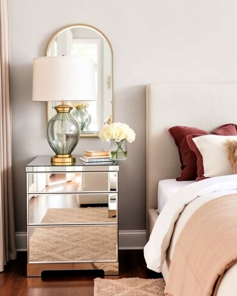 mirrored furniture