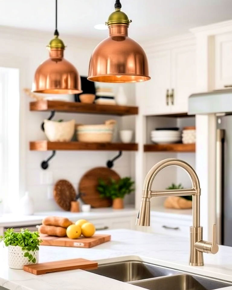 mix metals for an industrial touch