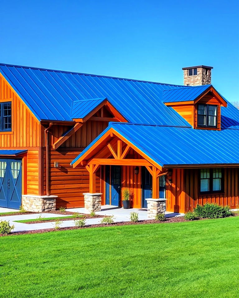 modern contemporary barn style home