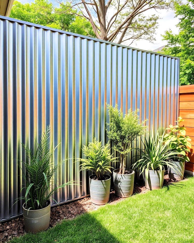 modern corrugated metal panels