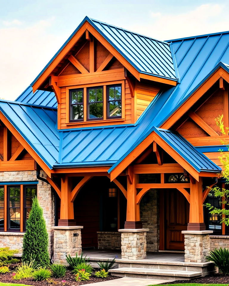modern craftsman homes with a unique twist
